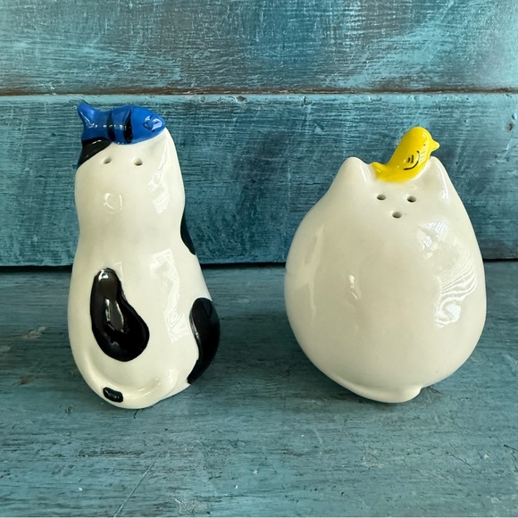 West Elm Cat Salt and Pepper Shakers - Picture 2 of 5